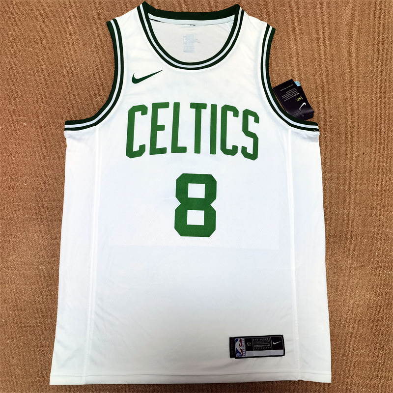 Men Boston Celtics #8 Danilo Gallinari White Nike 2025 NBA Jersey->->NBA Jersey